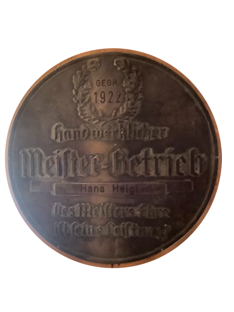 Bronze Siegel Meister Betrieb